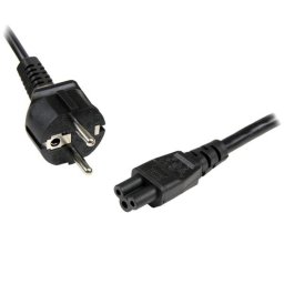 StarTech Cable Schuko CEE7 a C5 Trebol 3 Clavijas 1m