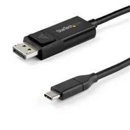 StarTech Cable USB-C a DisplayPort 1.4 Bidireccional 1m Negro