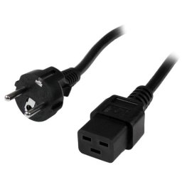 StarTech Cable Alimentación Schuko PC CEE7 a IEC320 C19 2m