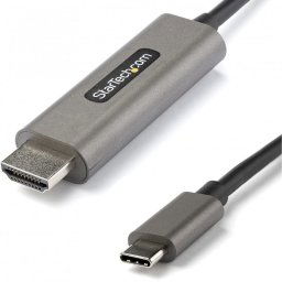 Startech Cable Adaptador USB-C a HDMI 4K Macho/Macho 5m Gris/Negro