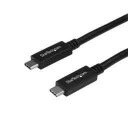 Startech Cable USB-C a USB-C con Capacidad para Entrega de Alimentación de 5A 1.8m Negro
