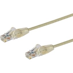 Startech N6PAT200CMGRS Cable de Red Cat6 Delgado RJ-45 sin Enganches 2m Gris