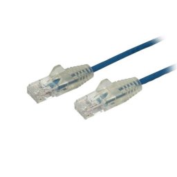Startech N6PAT150CMBLS Cable de Red Cat6 Delgado RJ45 sin Enganches 1.5m Azul