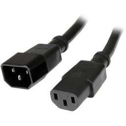 Startech Cable Extensor de Alimentación de Ordenador C14 a C13 1m