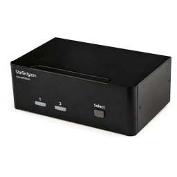 Startech Switch Conmutador KVM de 2 Puertos DisplayPort 4K 60Hz