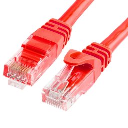 Equip Cable de Red UTP Cat 6 0,5m Rojo