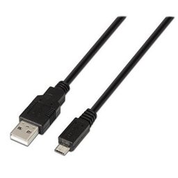 Equip Cable USB 2.0 Tipo A a Micro USB Tipo B Macho/Macho 1.8m Negro