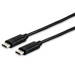 Equip Cable USB Tipo C a Tipo C Macho 1m Negro