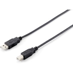 Equip Cable USB 2.0 Tipo A a USB Tipo B Macho/Macho 5m Negro