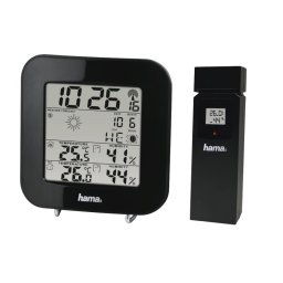 Hama EWS-200 Estación Meteorológica + Sensor Exterior Negro