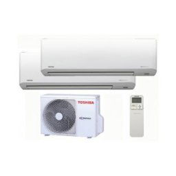 Aire acondicionado toshiba inverter 2x1 clase a++- (10+13) r32