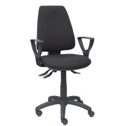 Piqueras y Crespo Elche S Bali Silla de Oficina Brazos Fijos Ruedas Nylon Negro