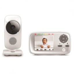 Motorola Nursery VM483 Vigilabebés con Cámara, Visión Nocturna y Comunicación Bidireccional