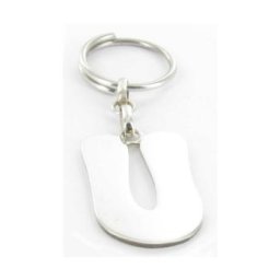 LLAVERO DE PLATA LETTERS "U"