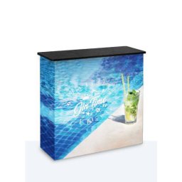 Mostrador plegable tipo POPUP con luz