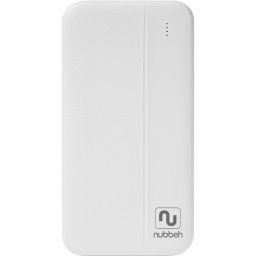 Nubbeh Twister Powerbank 10000 mAh 2xUSB-A + USB-C con QC 22.5W Blanco