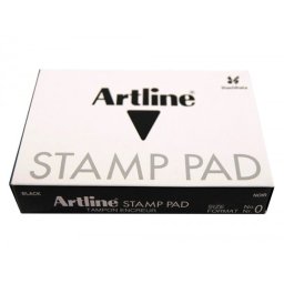 Tampon artline nº2 negro 87x143 mm