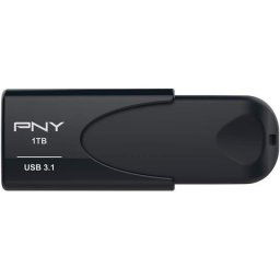 PNY Attaché 4 Memoria USB tipo A 3.2 Gen 1 (3.1 Gen 1) 1TB Negro
