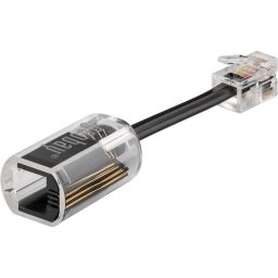 Goobay Protector de Cable Telefónico RJ-11 Negro