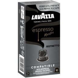 Lavazza Espresso Maestro Ristretto Cápsulas para Cafeteras Nespresso Caja de 10 Unidades