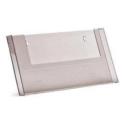 Soporte de folletos horizontal para pared