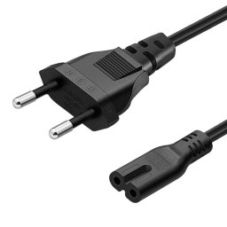 Cradia Cable Alimentación Notebook 2Pin IEC 320-C7 5m Negro