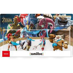 Nintendo Amiibo La Leyenda de Zelda Set de 4 Figuras Daruk/Mipha/Revali/Urbosa