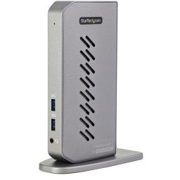 Startech Docking Station Híbrido USB 3.0 para Ordenador Portátil USB Tipo C o USB-A para 2 Monitores HDMI o DisplayPort