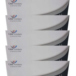Color Premium Tóner Compatible con Brother TN2420/TN2410 Negro Pack 5 Unidades