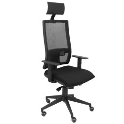 Piqueras y Crespo Horna Bali Silla de Oficina Brazos Regulables Negro