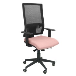 Piqueras y Crespo Horna Bali Silla Oficina Sin Cabecero Rosa Pálido