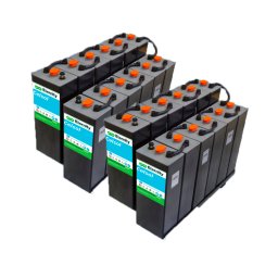 Kit de 24 Baterías Estacionarias 04PZS0360 Eternity 48V 360Ah