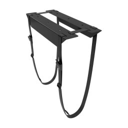 Aisens Soporte para CPU Debajo de Escritorio con Correa Negro