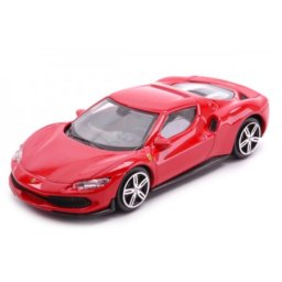 FERRARI 296 GTB Hybrid 830HP V6 2021 Red - Bburago Escala 1:43 (36055R)