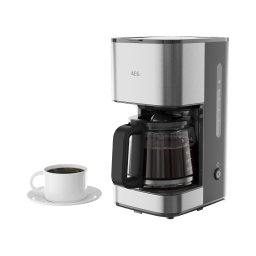 AEG Cafetara de goteo con harra de vidrio para 12 tazas y 1100 W de presión CM3-1-3ST