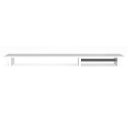 Phoenix Harmony Elevador de Monitor de Madera Elegante Blanco