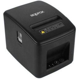Approx APPPOS80AM-USB Impresora de Tickets Térmica USB-RJ11 Negra