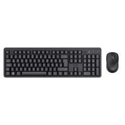 Trust TKM-360 Combo Teclado Inalámbrico + Ratón Inalámbricos 1600DPI Negros