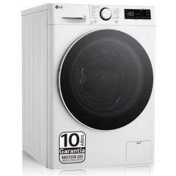 Lavadora carga frontal LG Serie 600 F4WR6009A0W 9 kg 1360 rpm clase A IA vapor blanca