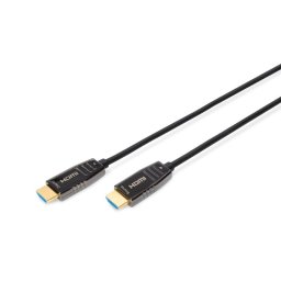 Digitus Cable de Fibra Óptica HDMI UHD 8K Macho/Macho 30m Negro