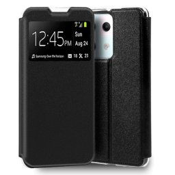 Cool Funda Flip Tipo Libro Liso Negro para Xiaomi Redmi Note 13 Pro 5G/Poco X6 5G