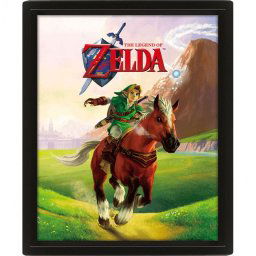 Pyramid Póster 3D The Legend Of Zelda Galope