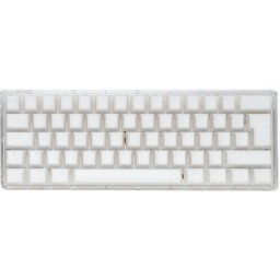 Ducky One 3 Mini Aura White Teclado Mecánico Gaming Switch MX Red RGB PBT Blanco