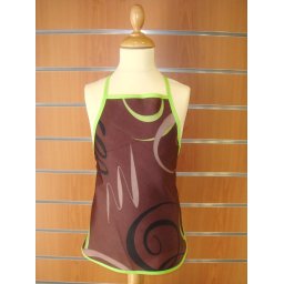 Delantal niños - Modelo ESPIRAL - Chocolate