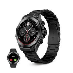 Ksix Smartwatch Titanium pant AMOLED 1,43 2 Correas Asistente Voz Negro
