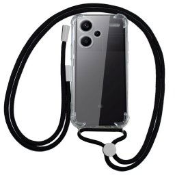 Cool Carcasa Cordón Negro para Xiaomi Redmi Note 13 Pro Plus 5G