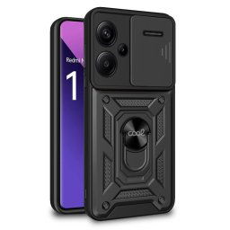 Cool Carcasa Hard Ring Negro para Xiaomi Redmi Note 13 Pro Plus 5G