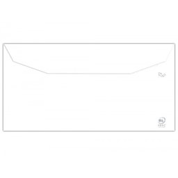 Sobre liderpapel blanco 115x225 mm solapa engomado papel offset 80 g caja de 500 unidades