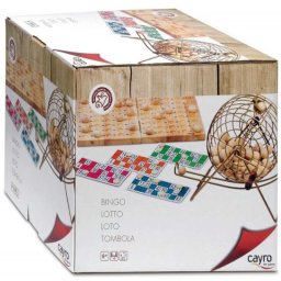 Bingo Luxe de Madera y Metálico - Cayro