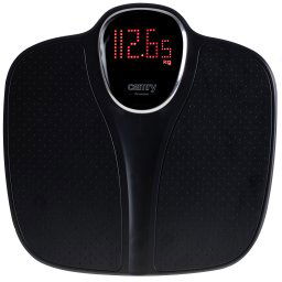 briebe Báscula de Baño Digital, Alta Precisión, Pantalla LCD, hasta 180Kg, Diseño Moderno, Encendido y Apagado Automático, Superficie Antideslizante, Modo Pesaje Bebés, Negro, SC1125B